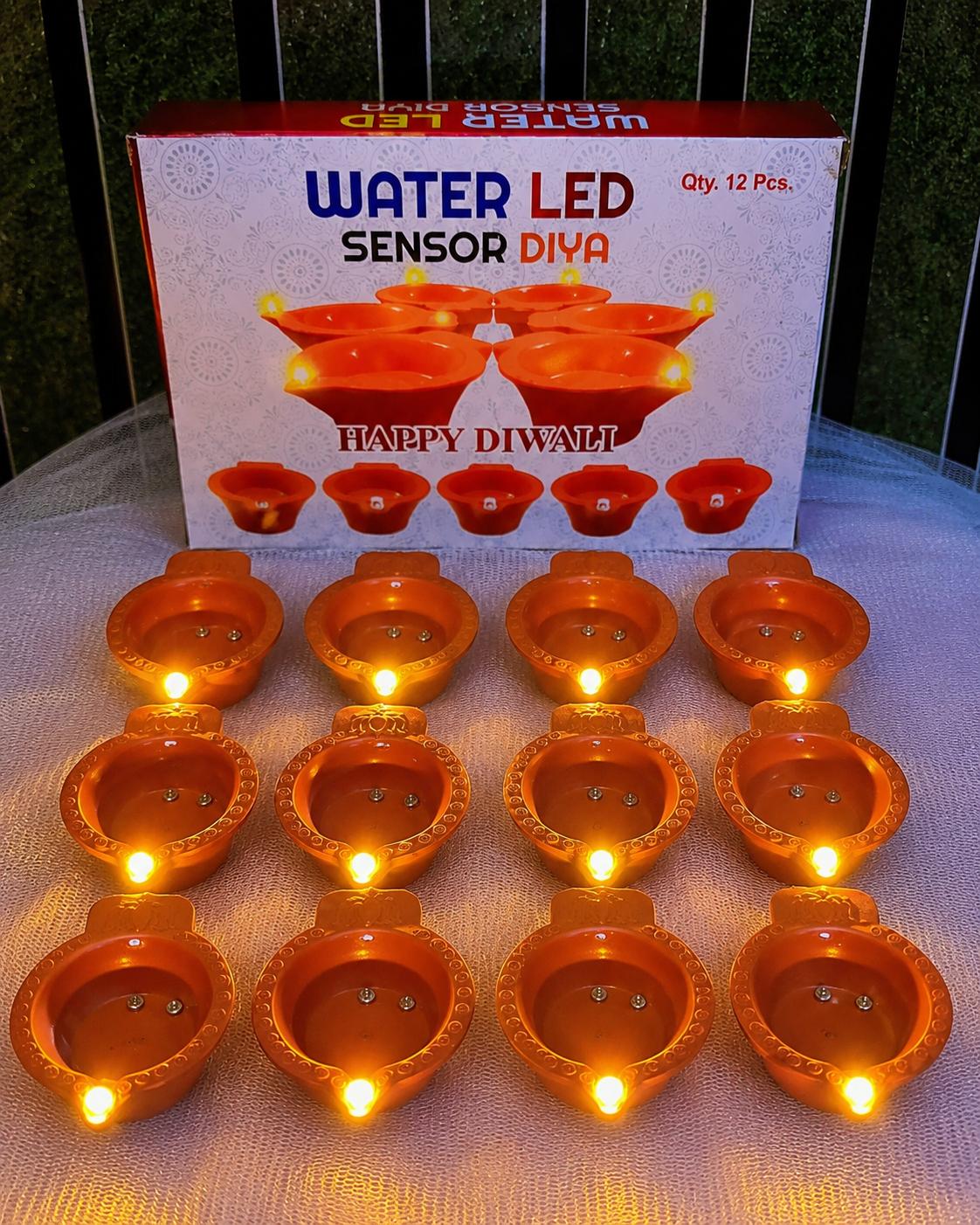 Magic Water Sensor LED Diyas Flameless & Smokeless