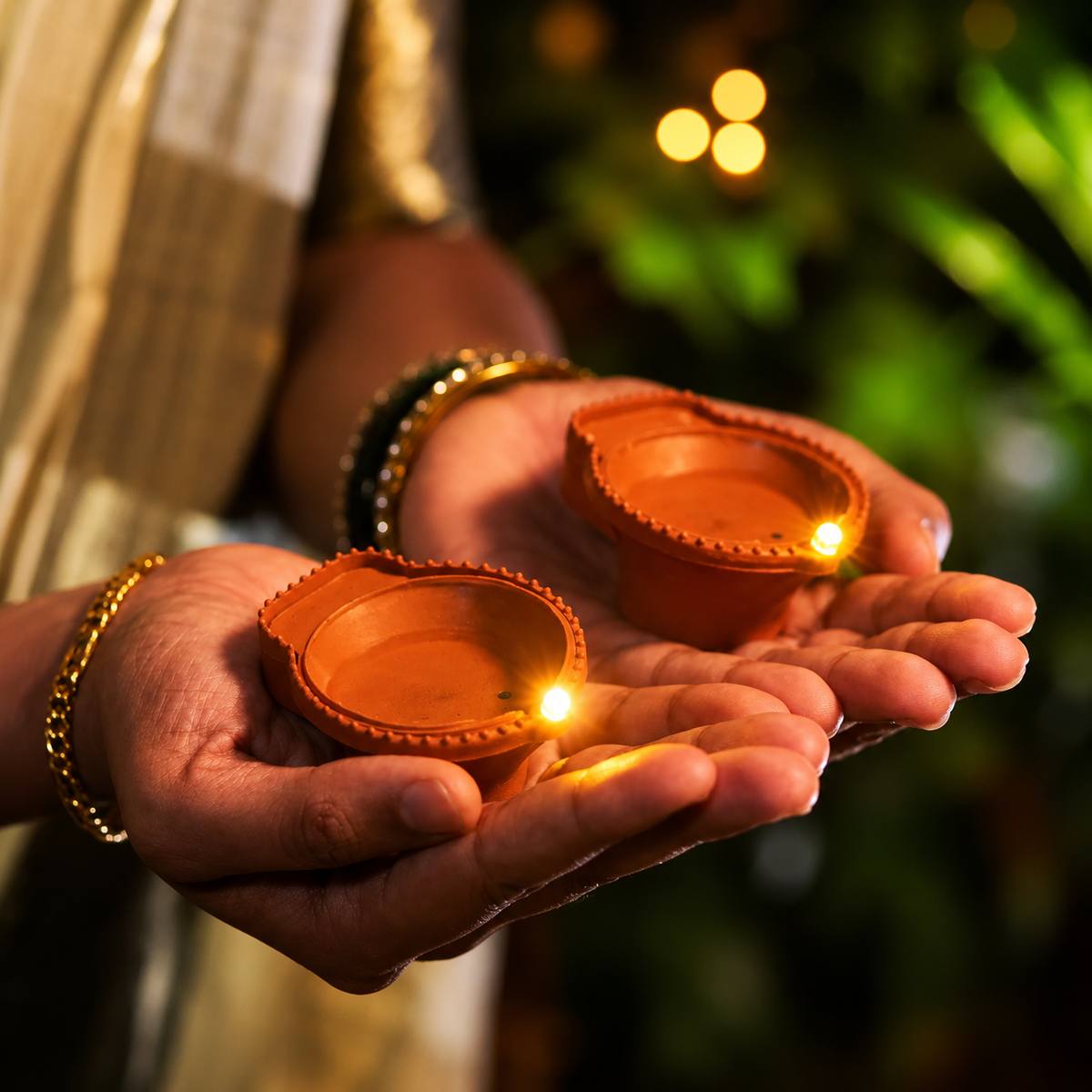 Magic Water Sensor LED Diyas Flameless & Smokeless