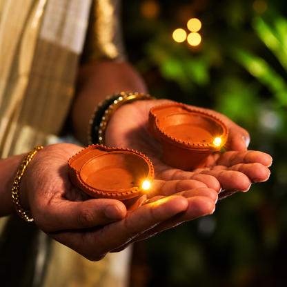 Magic Water Sensor LED Diyas Flameless & Smokeless