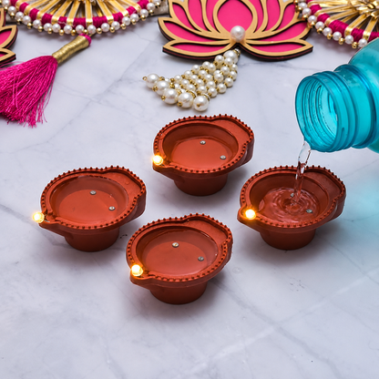 Magic Water Sensor LED Diyas Flameless & Smokeless