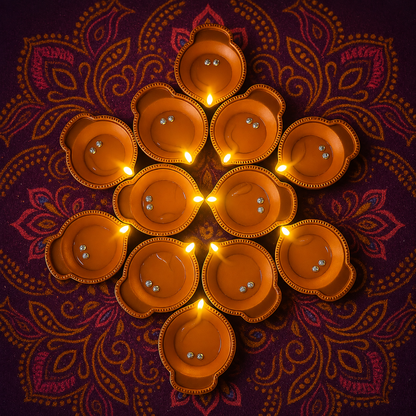 Magic Water Sensor LED Diyas Flameless & Smokeless